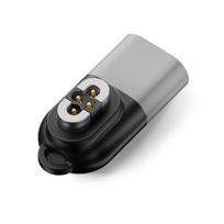 Greito įkrovimo magnetinis USB C adapteris Maitinimo keitiklis Jungtis Nešiojamas for SHOKZ OpenSwim Pro S710 Vandeniui atsparios ausinės pilka