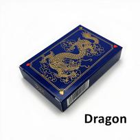 Kūrybinės skaidrios žaidimo kortos Dragon Tiger pokerio kortos