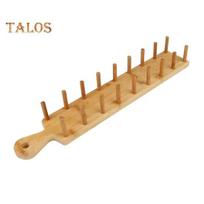 1/2 vnt. medinis takos laikiklis, skirtas 8 takos, buritos, takos kriauklių laikikliui, meksikietiški suktinukai, blynų padėklas, virtuvės aksesuaras 1pc brown