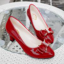 5cm Rudens Nauji Moteriški Batai Mada Profesionalūs Aukštakulniai Juodi Raudoni Seklios Iškirptės Patogūs Darbo Batai 34-40 Tacones Mujer 34 raudona