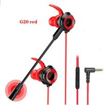 G20 Žaidimų ausinės PUBG PS4 CSGO Casque Žaidimų ausinės 7.1 su mikrofonu, garsumo valdymu, PC žaidėjui G20 red