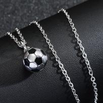 Naujas Kūrybiškas Nerūdijančio Plieno Futbolo Pasaulio Taurės Pakabukas Papuošalas Personalizuotas Karoliai black