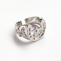Anime JoJo's Bizarre Adventure STEEL BALL RUN Johnny Joestar Cosplay Žiedas Joe Kid JOJO Unisex Pasaga Reguliuojamas Žiedas Papuošalai resizable