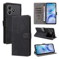 Atverčiamas dėklas ZTE Blade A36 / ZTE nubia A36, PU oda, viso korpuso apsauga [RFID blokavimas], telefono dėklai, piniginės dėklas ZTE Blade A36 / nubia A36 juoda
