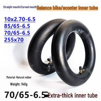 Vidinė padangos kamera: Dydžiai 70/65-6.5, 10x2.70-6.5, 85/65-6.5, 255x70 su tiesiu vožtuvu. Thickened Inner Tube [Straight Valve]
