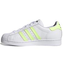 Adidas Superstar Balti Su Aukštos Rezoliucijos Geltonais Moteriški Kedai Debesėlio Baltumo Matinio Sidabro FX6090 37⅓
