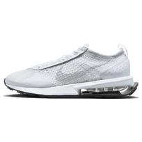 Nike Air Max Flyknit Racer Next Nature Pure Platinum Vyriški sportbačiai Balti Juodi FJ4002-100 42.5