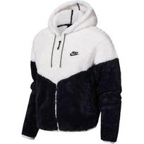 Nike Sportswear Windrunner Spalvų Blokų Striukė Su Gobtuvu Moteriška Striukė Juoda Balta BV5469-133 S
