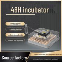 48 kiaušinių automatinis inkubatorius su automatiniu apsukimu ir drėgmės reguliavimu namų naudojimui 48H Pro (Single Power Source)