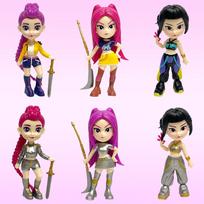 6 vnt./rinkinys Kpop Demonas Medžiotojų Figūrėlė Žaislas Animacinis Rumi/Mira/Zoey Veiksmo Figūrėlė Anime PVC Darbalaukio Dekoracija Modelis Lėlė Gerbėjų Dovana