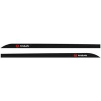 2 vnt. Anglies pluošto automobilio durų šoninės juostelės lipdukas Anti-scratch Refit 3D lipdukas Nissan Nismo Qashqai j11 j10 Juke X Trail t32 Tiida Leaf Nissan