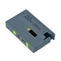 Įkraunama 21700 baterija Powerbank dėklas Powerbankams DIY korpusas Nereikia lituoti Patvarumas Plastikinis laikiklis pilka