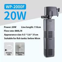 2000/3000F akvariumo filtro siurblys žuvų bakui panardinamas tylus oro deguonies aeratorius vandens keitimo siurblys akvariumo oro siurblys 220–240 V