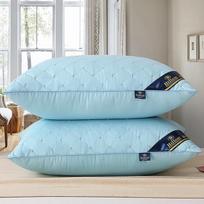 Neck Support Pillow for Adults – Non-Collapsing Core, Perfect for Dorms, Hotels, and Homestays.