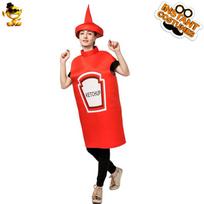 Helovino Garstyčių ir Kečupo Pora Kostiumas Suaugusiems - Juokingas Cosplay Apranga One Size
