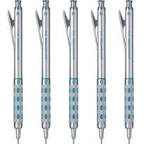 Pentel Graph Gear 1000 Mechanical PG1017 Pencil, 0.7mm, 5-Piece Set,