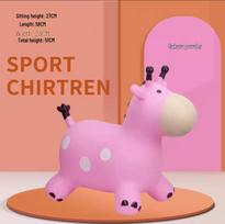Thickened Explosion-Proof Inflatable Ride-On Horse for Infants and Toddlers: Safe Bouncing Toy