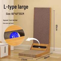 All-Season Durable Cat Scratching Board & Bed - Scratch-Resistant, Non-Shedding, Cat Claw Sharpener & House Scratching Board