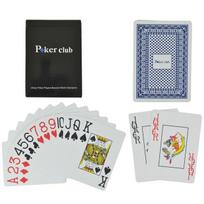 Aukštos kokybės pokerio kortelė 100 % vandeniui atspari plastikinė PVC žaidimo kortelių rinkiniai Klasikiniai magijos triukai Pokerio klubo kortelė 1 kaladė, pritaikoma mėlyna