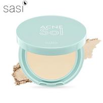 Sasi Acne Sol Kompaktinė pudra Nr. 01-02 4,5 g. - Tailando kosmetika 01 Light