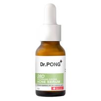 Dr.PONG+ 28D balinantis Drone serumas nuo spuogų, 2% BHA, cinko PCA, niacinamidas, 15 ml. x 1/3 vnt 15 ml. white