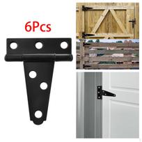6Pack T diržo vartų vyriai, patvarūs tvarto durų vyriai, skirti medinėms tvoroms, 4inches