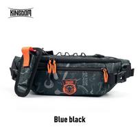 Kingdom Žvejo krepšys 1000D Vandeniui atsparus Nailonas Lauko 20x11x11cm Daugiafunkcinis Žvejybos masalų krepšys Modelis LYB-24 Krepšys Blue black