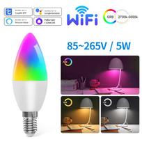 Cozylife WiFi išmanioji lemputė E14 9W žvakė Alexa lempa LED lemputės lemputė RGB pritemdomos LED lemputės APP Balso valdymas Google Home Yan