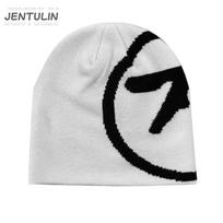 Y2k Moteriškos kepurės Mezgimas Pupelės Aphex Twin Caps For Men Y2k Streetwear Žieminė mada Kpop Vintažinė gotikinė šilta Hip Hop Unisex BF One Size balta