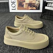 Madingi kvėpuojantys laisvalaikio batai Vyriški tinginiai mokasinai Batai Drobė Storas padas Guminiai batai vyrams 2024 Nauji universalūs sportbačiai Zapatillas 39 kupranugaris