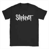 Vyriški marškinėliai su „Slipknots“ logotipu, grynos medvilnės, originalūs marškinėliai, apvali apykaklė, trumpos rankovės, dovanų idėja S juoda