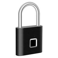 Beraktis USB įkraunamas pirštų atspaudų užraktas Išmanaus namo pakabinamas užraktas Vandeniui atsparus durų užraktas Greitas atrakinimas Nešiojamas apsaugos nuo vagystės pakabinamas užraktas