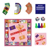 Nešiojamas juokingas Adultopoly stalo žaidimas, poros pasimatymo vakaras, interaktyvus santykių kortų žaidimas, Valentino dienos dovanos jam, jai, vakarėlio žaislas mėlyna