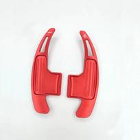 Ford Mustang 2015-2020 Aluminum Alloy Steering Wheel Paddle Shifters raudona