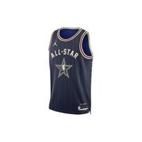 Jordan NBA Dri-Fit Visų žvaigždžių Curry marškinėliai Mėlyni Vyriški Streetwear FQ7739-420 M