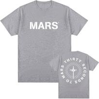 30STM Nusidėvėjęs Logotipas Roko Grupė Thirty Seconds To Mars Marškinėliai Medvilniniai Madingi Trumpomis Rankovėmis Marškinėliai Laisvalaikio Vasariniai Vyriški Moteriški Marškinėliai M