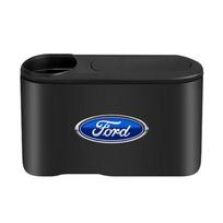 Naujas pakabinamas automobilio šiukšliadėžė su automobilių emblema, šiukšlių dėžės priedai Ford Focus 2 3 MK2 MK3 Fiesta Mondeo Kuga Ecosport C-Max Automobilio priedai ford