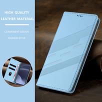 Honor Magic 8 Pro prabangus odinis dėklas Retro odos piniginė knygelė su atvartu magnetas AUTOMATIŠKAI užsidarantis pilnas dangtelis Honor Magic8 Pro telefonų dėklams PU Leather Silicone&Honor Magic8 Pro dangaus mėlyna spalva