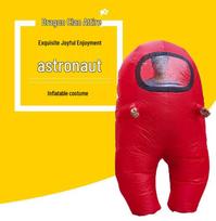 Kosminio vilkolakio anime žaidimo pripučiamas astronauto kostiumas Child raudona