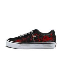 Vans Ward Abrasion Resistant Low top Skateboard Shoes Women's Red VN0A3IUNIJU(Team613-) 35