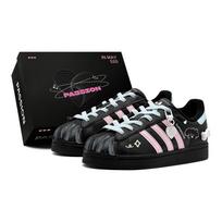 Adidas Originals SUPERSTAR Skateboard Shoes Unisex Low top Blue JI0079(TeamS1-S-BOX) 37⅓