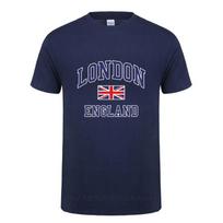 I Love London England Flag Union Jack T Shirt Novelty Souvenir Birthday Gift Mens Short Sleeve O Neck Cotton TShirt Summer Tops S