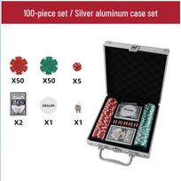 300-Piece Texas Hold'em Poker Set: Chips, Cards & Tokens for Card Room & Mahjong