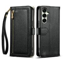 For Motorola Moto G77 5G/G67 5G Wallet Case PU Leather Phone Cover Litchi Texture A