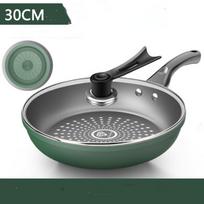 Nelipnus keptuvės keptuvės mikro alyvos dūmų indukcinė viryklė dujinė viryklė universali keptuvė 30cm with lid