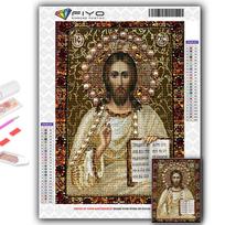 5D „pasidaryk pats“ religijos kryžminio dygsnio cirkonio deimantų piešinys siuvinėjimas mozaikos namų dekoras Full Round 20X30CM