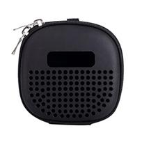 Nešiojimo dėklas Bose SoundLink Micro dėklui su nešiojamu metaliniu kabliuku lengvam nešiojimui Minkštas silikoninis smūgiams atsparus dangtelis juoda