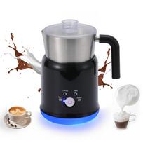 Nuimamas 23,67 uncijos/700 ml elektrinis pieno putų plakiklis ir garintuvas su jutikliniu valdymu 600 W 5 US Plug sidabras/juoda