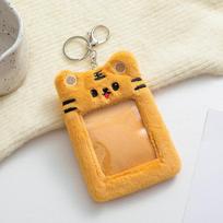 Kawaii pliušinis fotokortelių laikiklis Triušis Meškiukas Cat Idol Nuotraukų Kortelių laikiklis Mergina Mielas Raktų Pakabukas ID Kreditinė Banko Apsauginė Kanceliarinės prekės