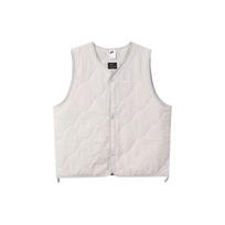Nike Vientisos šiltos karinės medvilnės vyriškos liemenės pilkos baltos DX0891-012 XL